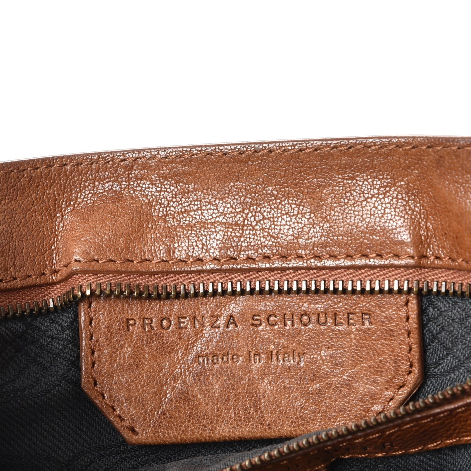 Proenza Schouler Lambskin Medium PS1 Satchel Saddle 6 of 19