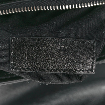 Saint Laurent Calfskin Y Quilted Monogram Toy Loulou Crossbody Bag Black 8 of 12