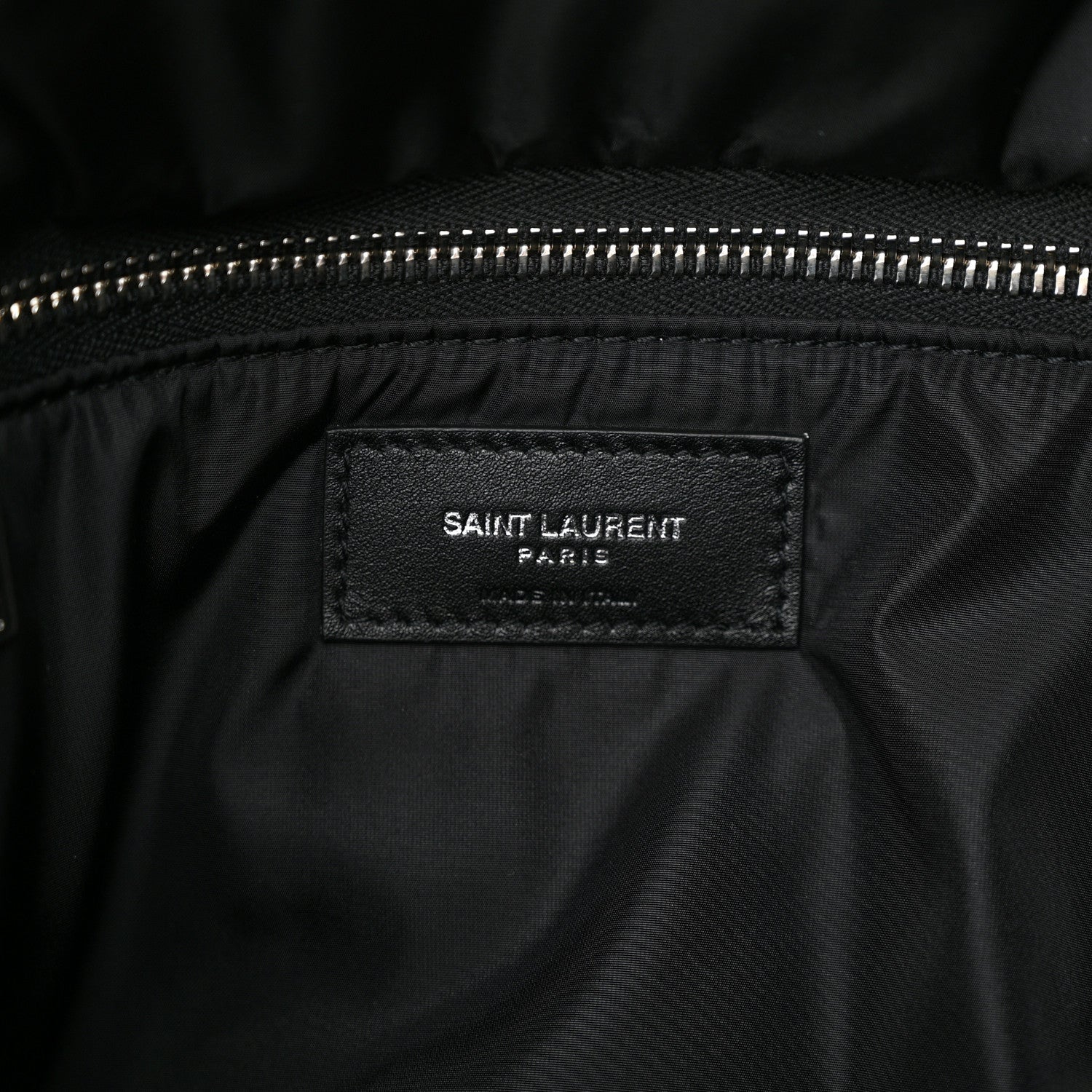 Saint Laurent Econyl Nylon Lou Puffer Messenger Black 6 of 10