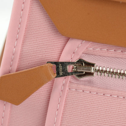 Hermes Vache Hunter Toile Herbag Zip 31 PM Rose Sakura 8 of 19