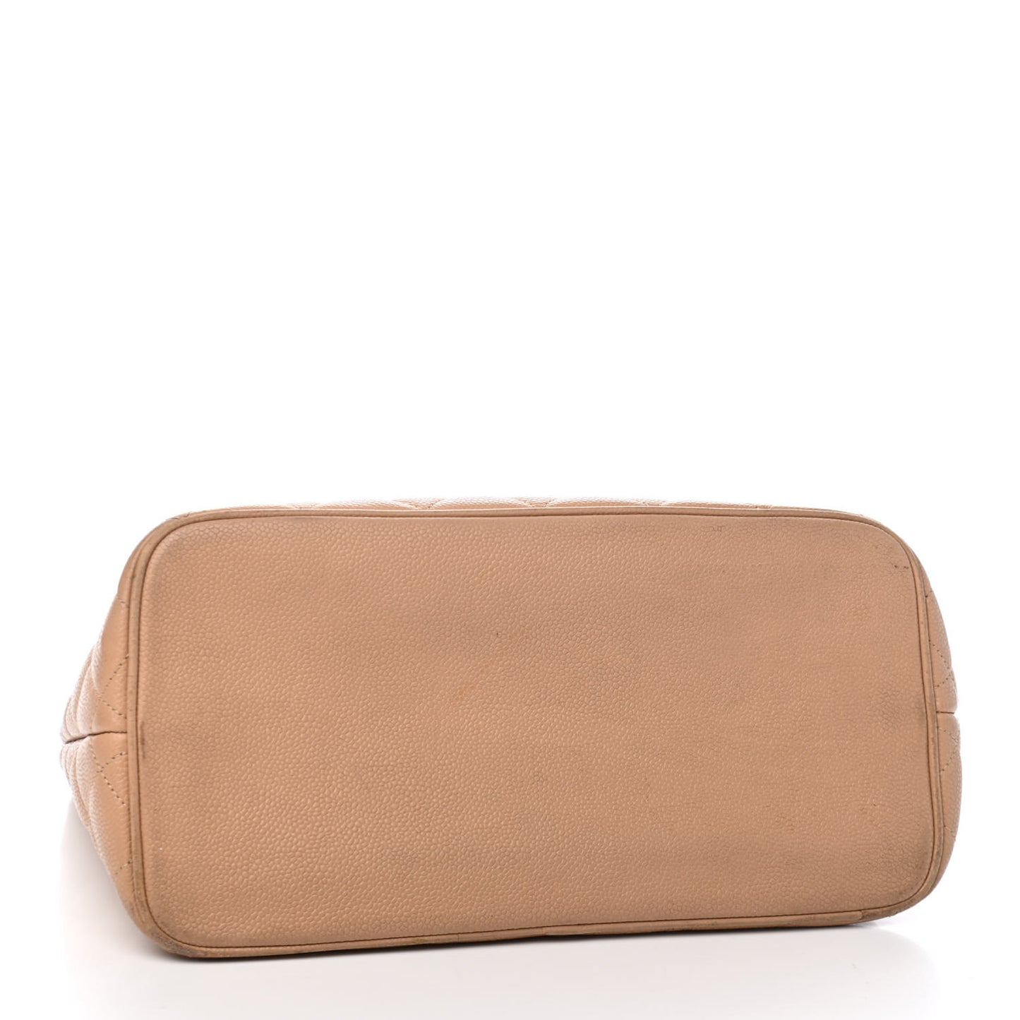 Caviar Quilted Medallion Tote Beige