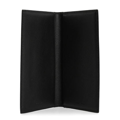 Prada Saffiano Checkbook Cover Black 5 of 12