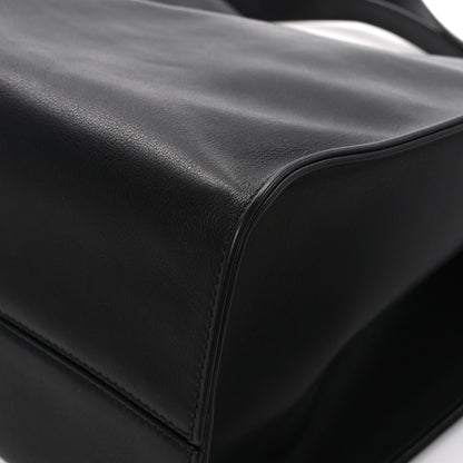 The Row Polished Saddle Calfskin Alexia Bag Black 12 of 12