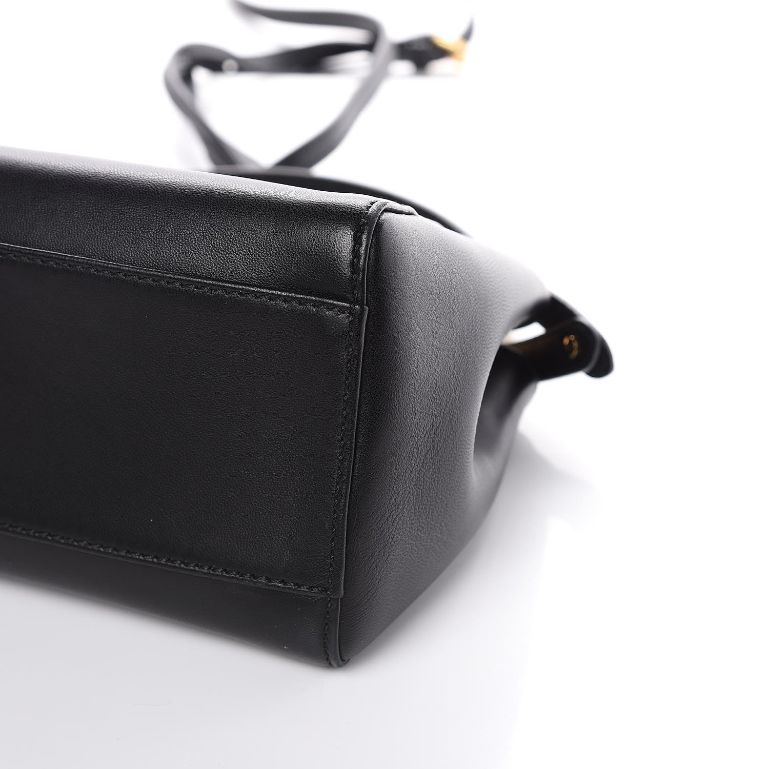 Fendi Nappa Mini Peekaboo Iconic Satchel Black 9 of 11
