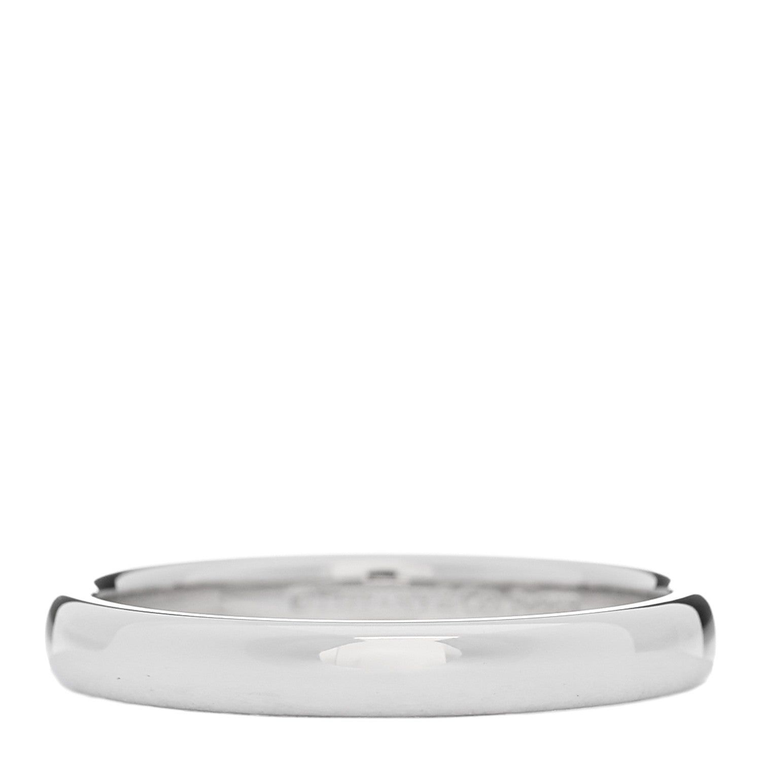 Tiffany Platinum 3mm Classic Wedding Band Ring 58 8.25 1 of 4