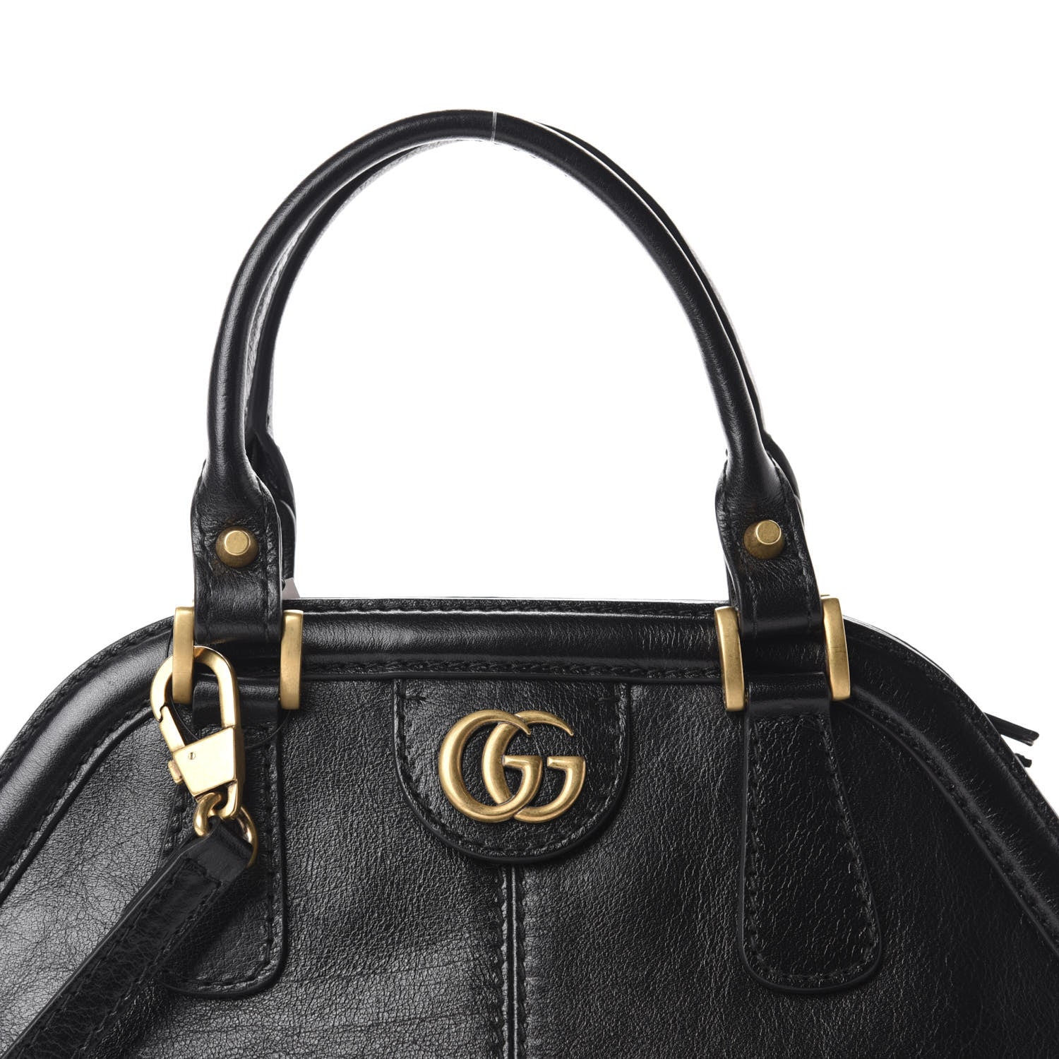 Gucci Calfskin Medium Re(Belle) Top Handle Bag Black 10 of 10
