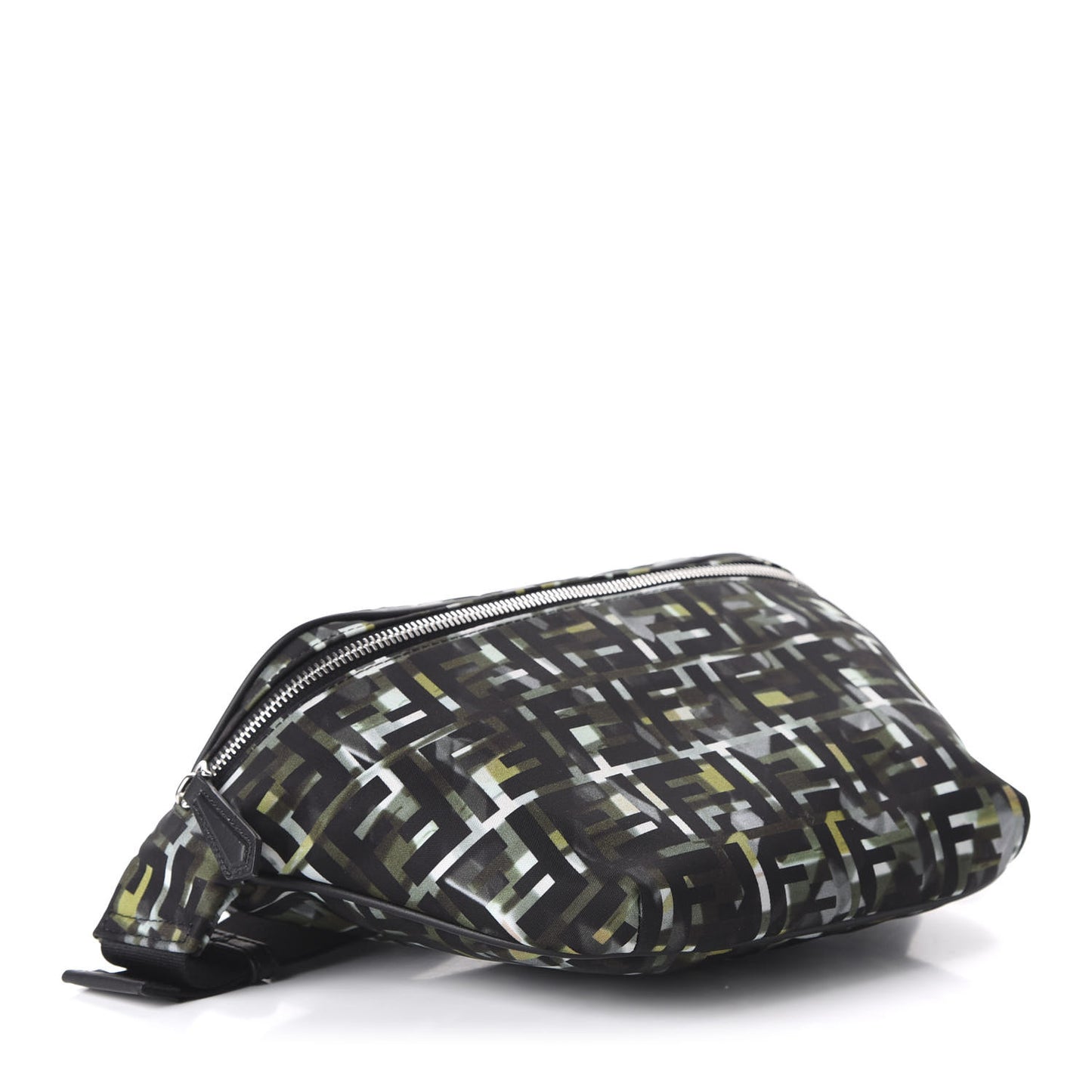Nylon CamouFF Belt Bag Black Multicolor