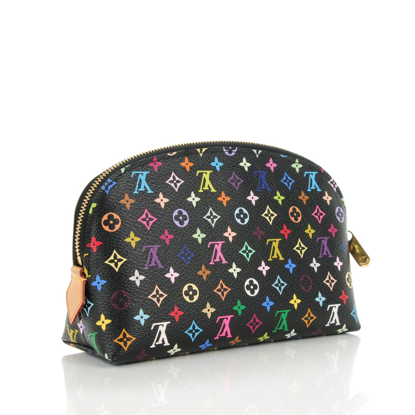 Monogram Multicolor Cosmetic Pouch Black Grenade