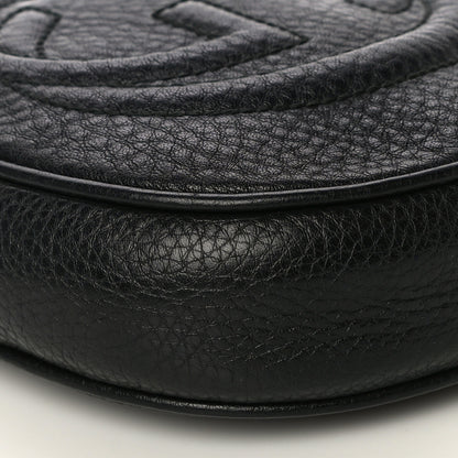 Gucci Pebbled Calfskin Mini Soho Chain Bag Black 11 of 12