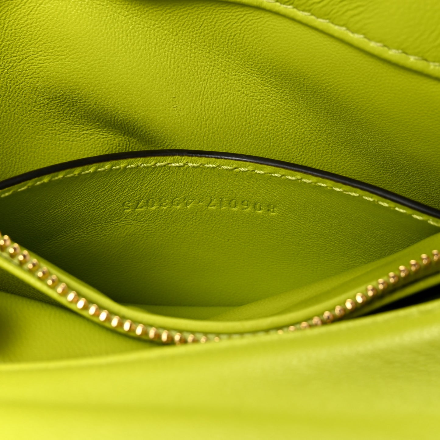 Lambskin Embossed Mini GG Milano Top Handle Shoulder Bag Light Green