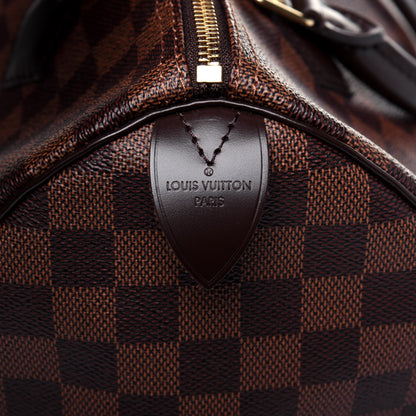 Louis Vuitton Damier Ebene Speedy 30 8 of 15