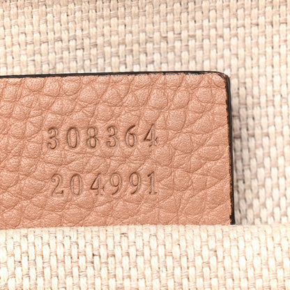 Gucci Pebbled Calfskin Small Soho Disco Bag Camelia 7 of 14