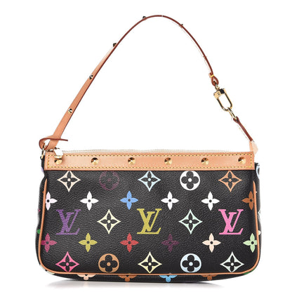 Louis Vuitton Monogram Multicolor Pochette Accessories Black 1 of 11