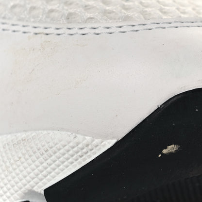 Christian Dior Technical Mesh Calfskin Mens B22 Sneakers 44 White Black Green 14 of 15