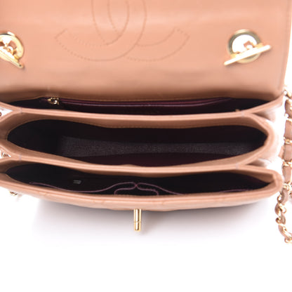 Chanel Lambskin Quilted Small Trendy CC Flap Dual Handle Bag Camel 5 of 20