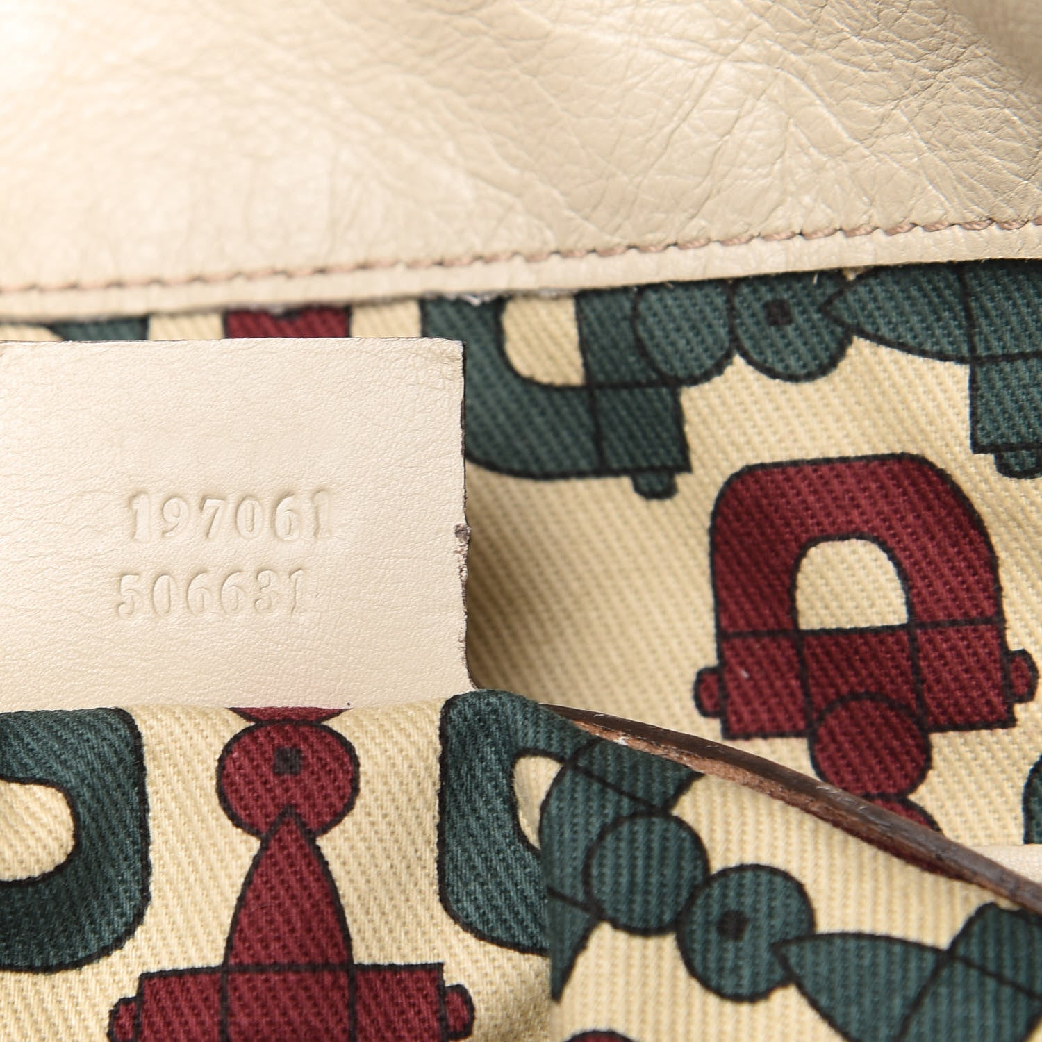 Gucci Guccissima Medium Hysteria Tote Ivory 9 of 10