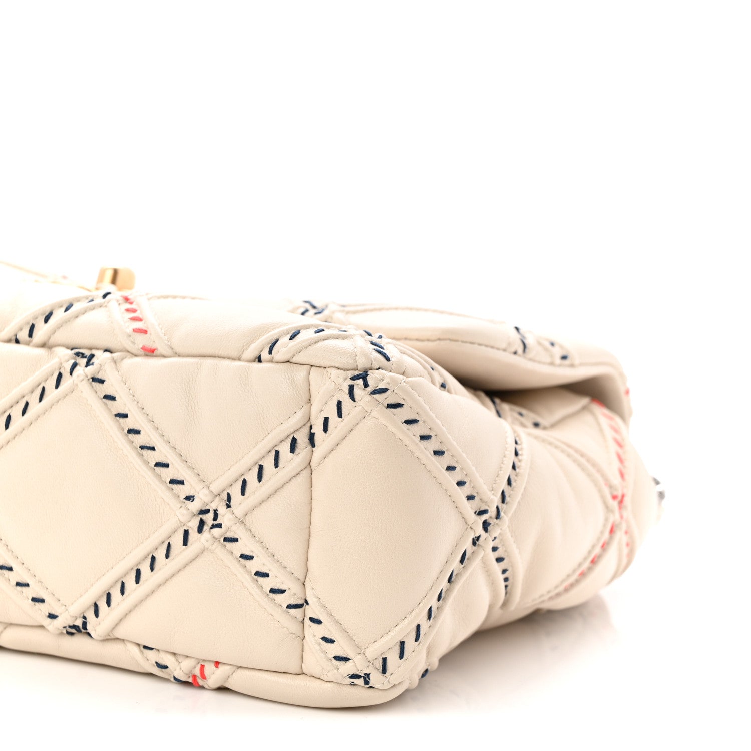 Chanel Lambskin Mixed Fibers Quilted Medium Chanel 19 Flap Beige 10 of 10