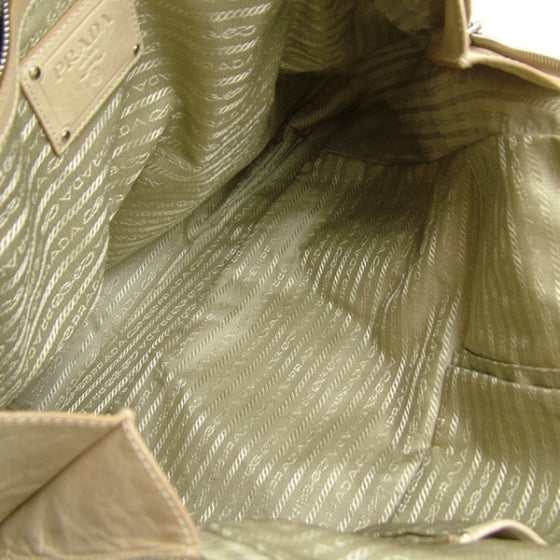 Leather New Look Tote Beige