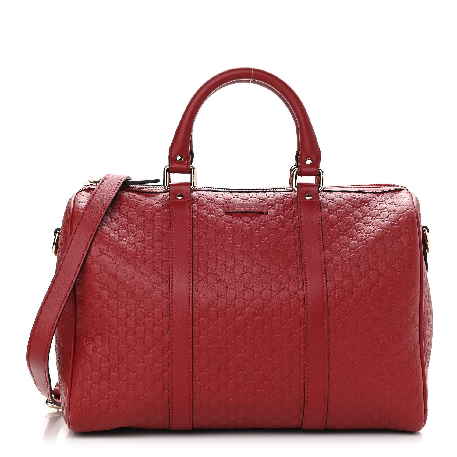 Gucci Microguccissima Medium Boston Red 1 of 9