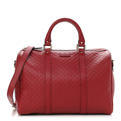 Gucci Microguccissima Medium Boston Red 1 of 9