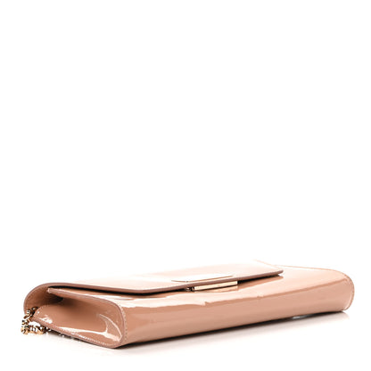 Christian Louboutin Patent Vero Dodat Clutch Nude 4 of 16