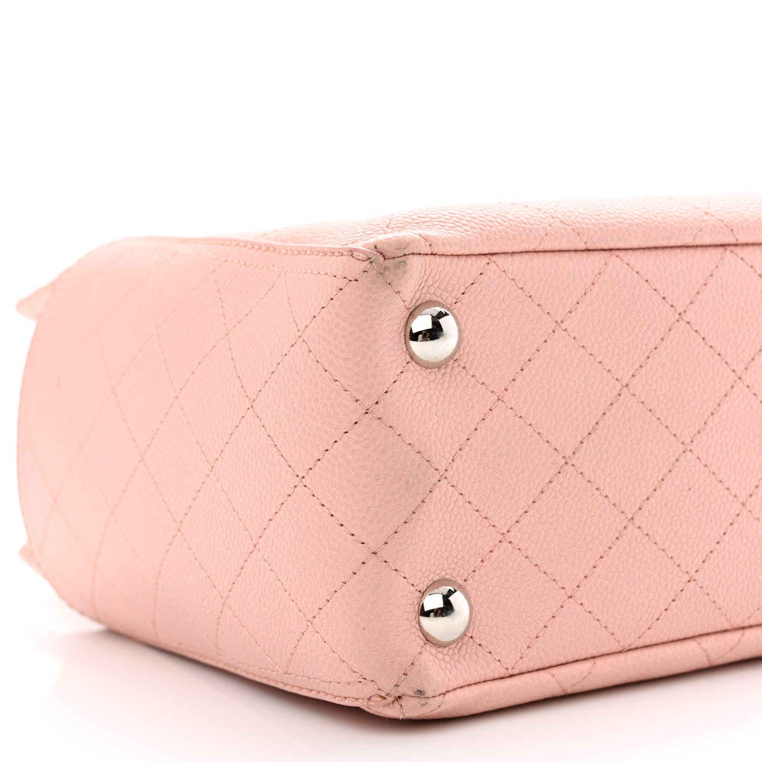 Chanel Grained Calfskin CC Pocket Tote Pink 10 of 12