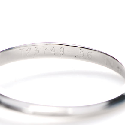 Tiffany Platinum Diamond .36ct Solitaire Engagement Ring 50 5.25 6 of 7