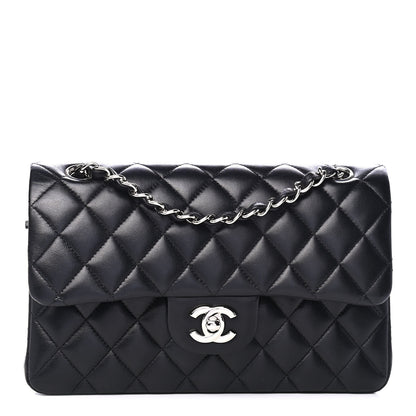Chanel Lambskin Quilted Small Double Flap Black 1 of 4