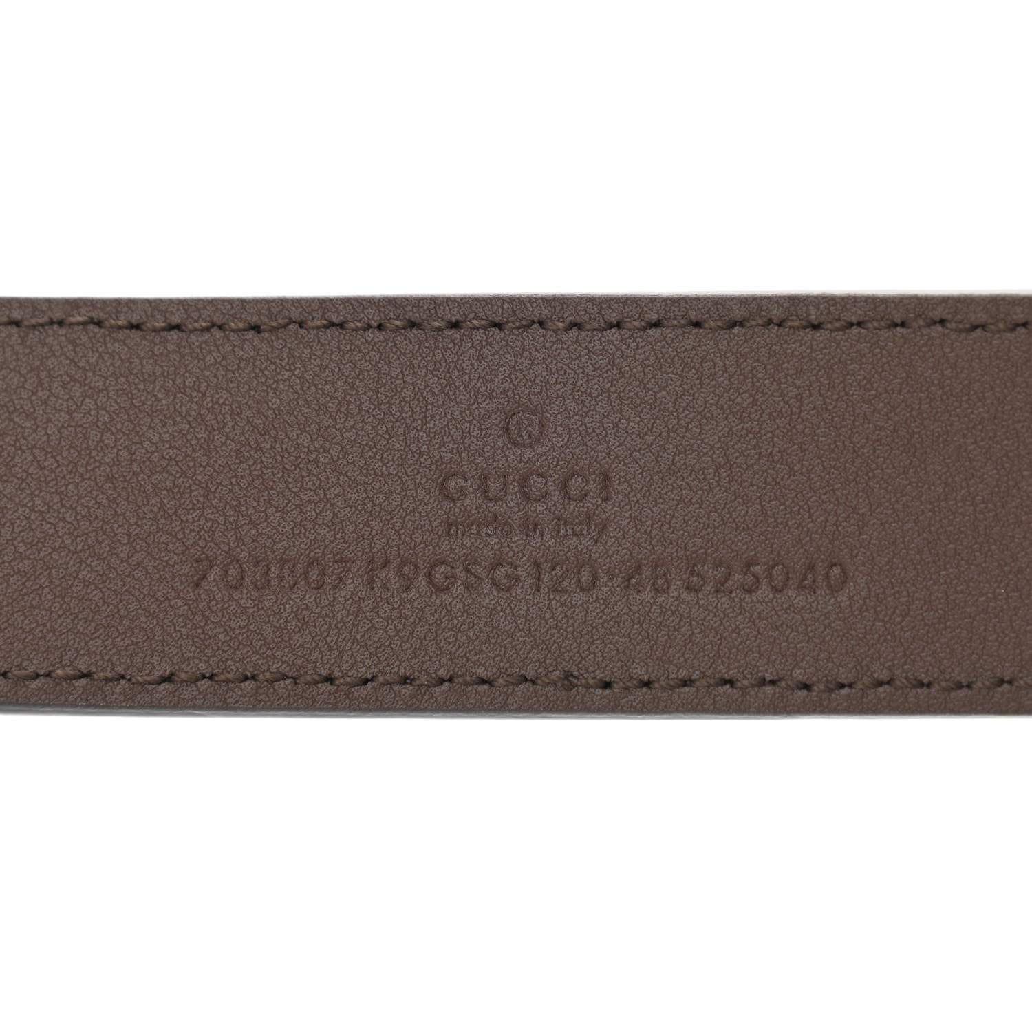 Gucci GG Supreme Monogram Textured Dollar Calfskin Blondie Belt Bag 120 48 Beige Ebony New Acero 8 of 9