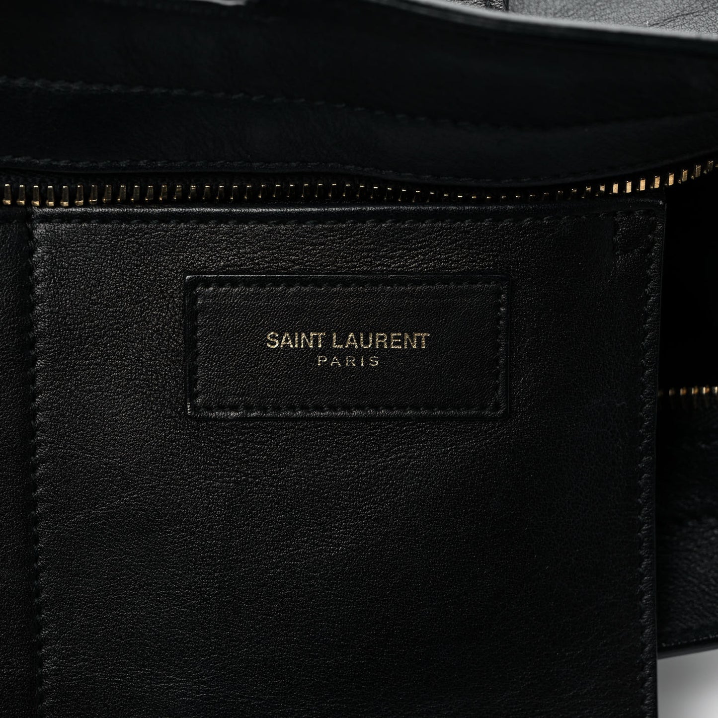Calfskin Small Classic Y Cabas Black