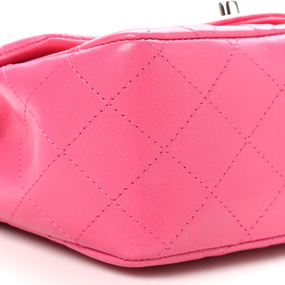 Chanel Lambskin Quilted Mini Square Flap Pink 9 of 10
