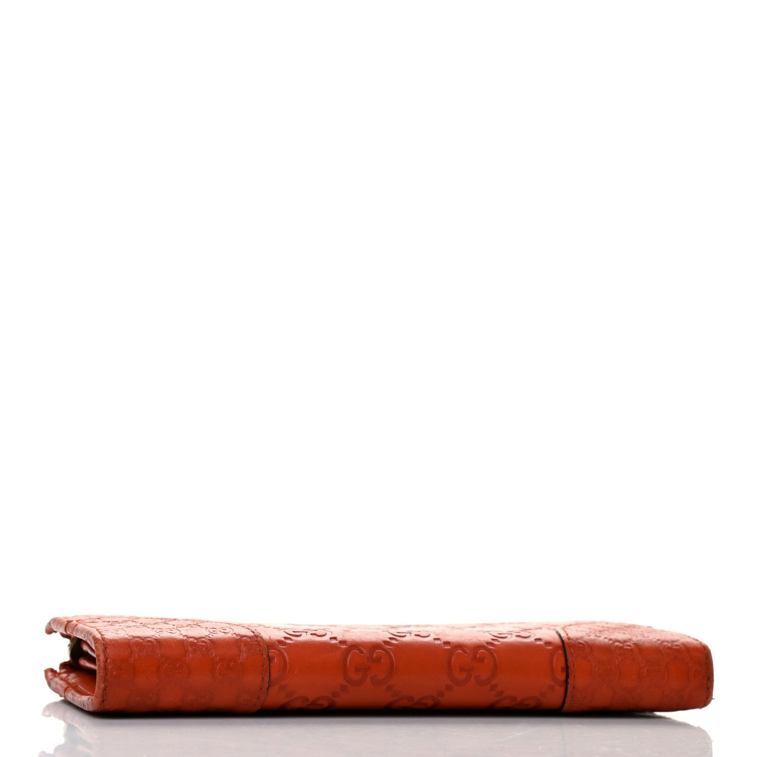Gucci Guccissima Bree Zip Around Wallet Orange 3 of 6