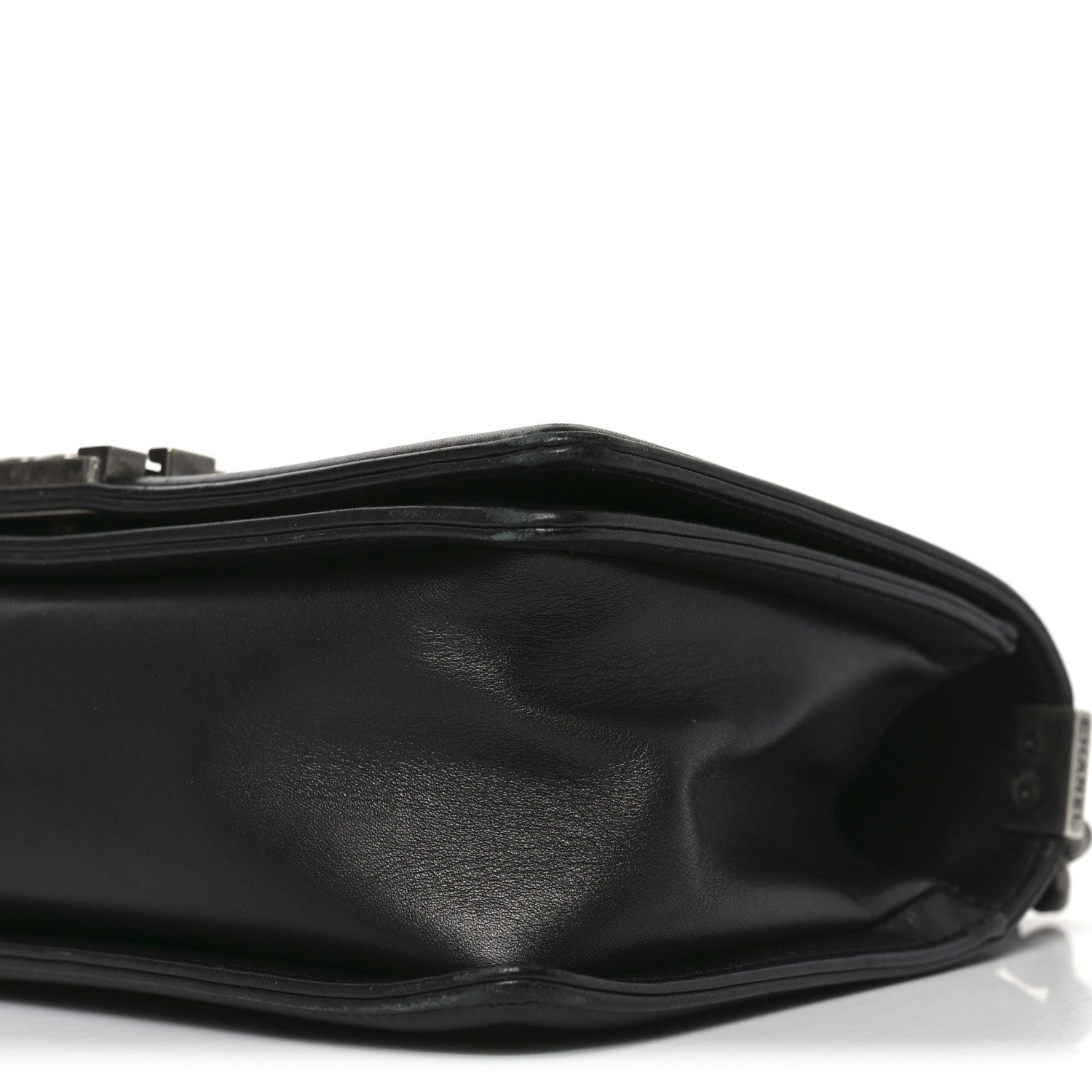 Chanel Lambskin Quilted Medium Boy Flap Dark Grey 10 of 11