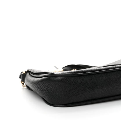 Gucci Pebbled Calfskin Medium Soho Flap Crossbody Black 9 of 11