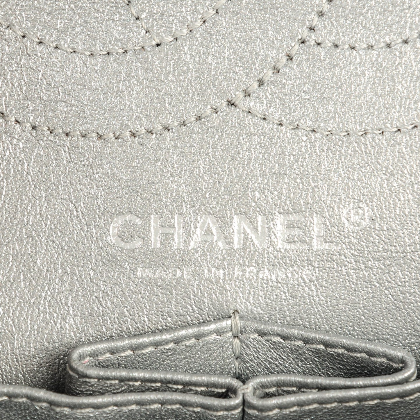 Metallic Calfskin 2.55 Reissue 226 Flap Silver