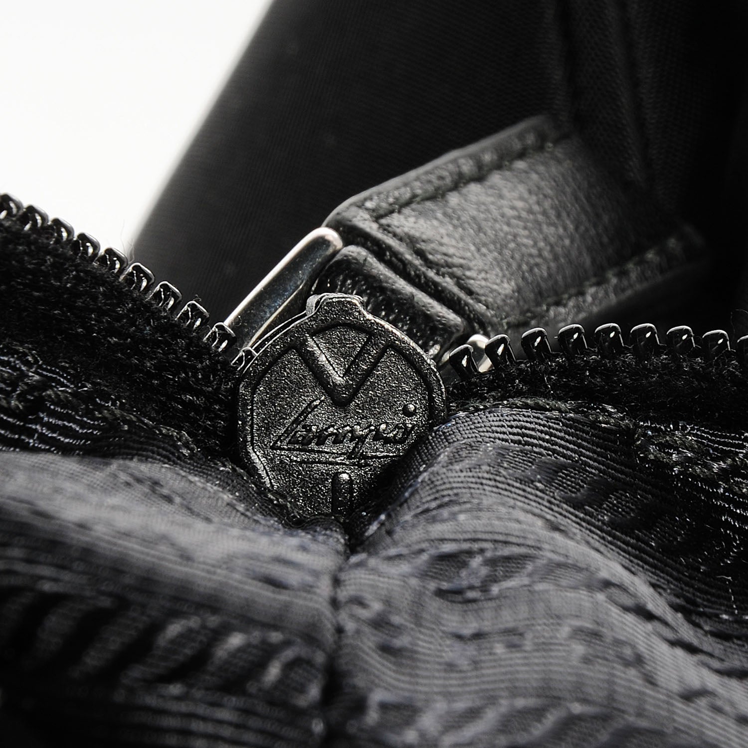 Prada Nylon Flat Messenger Bag Black 11 of 11