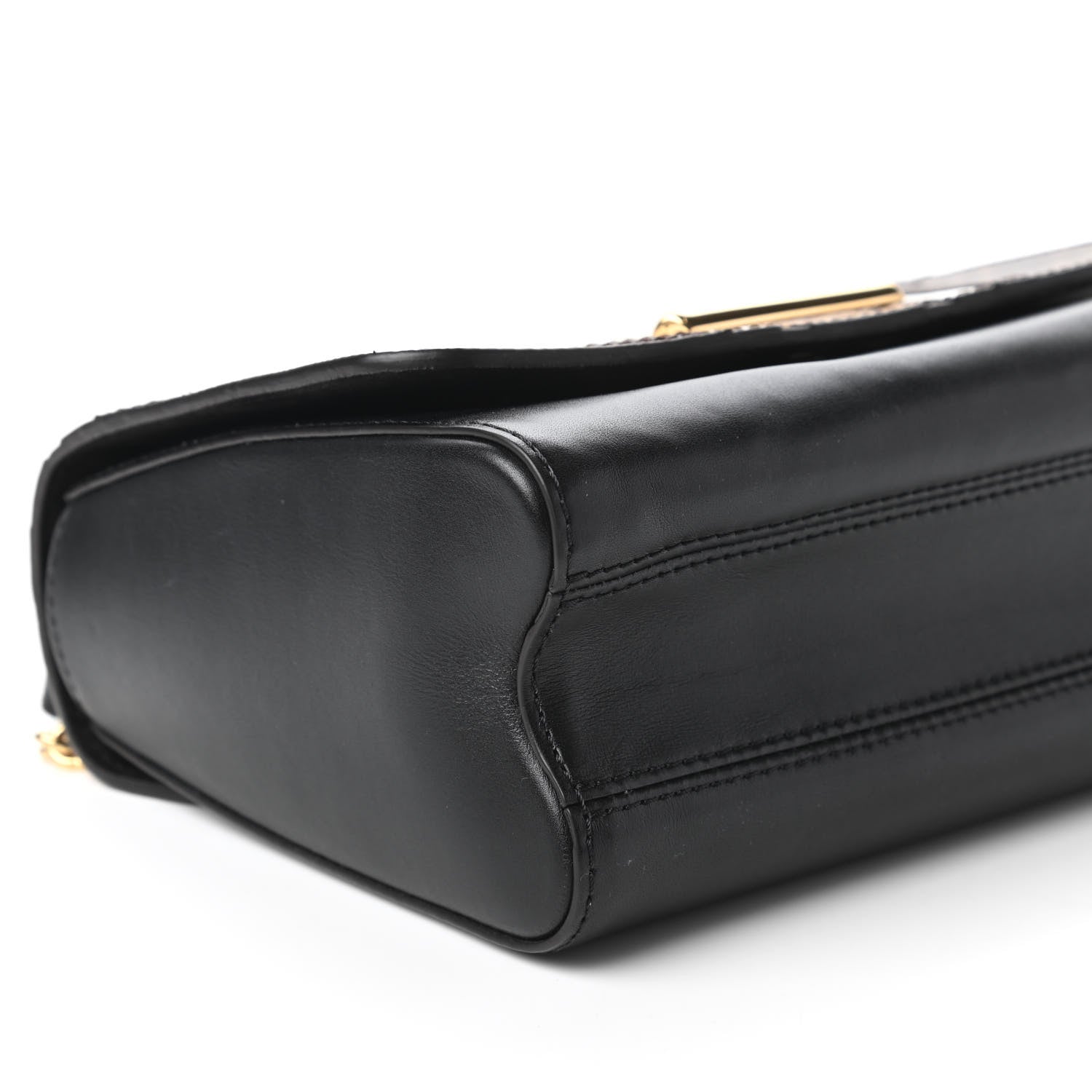 Louis Vuitton Veau Satin Monogram Twist Shoulder Bag MM Black 6 of 11