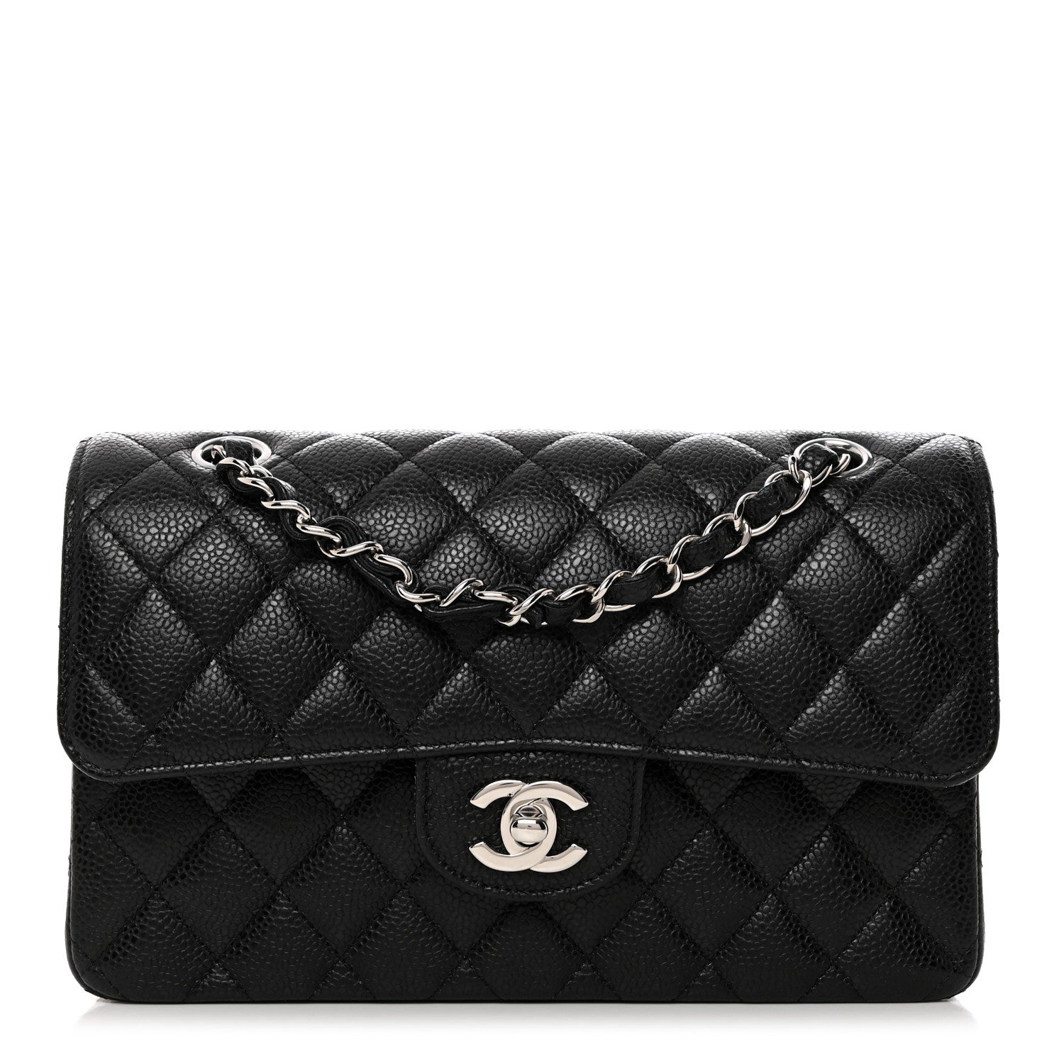 Chanel Caviar Quilted Small Double Flap Black 1 of 10