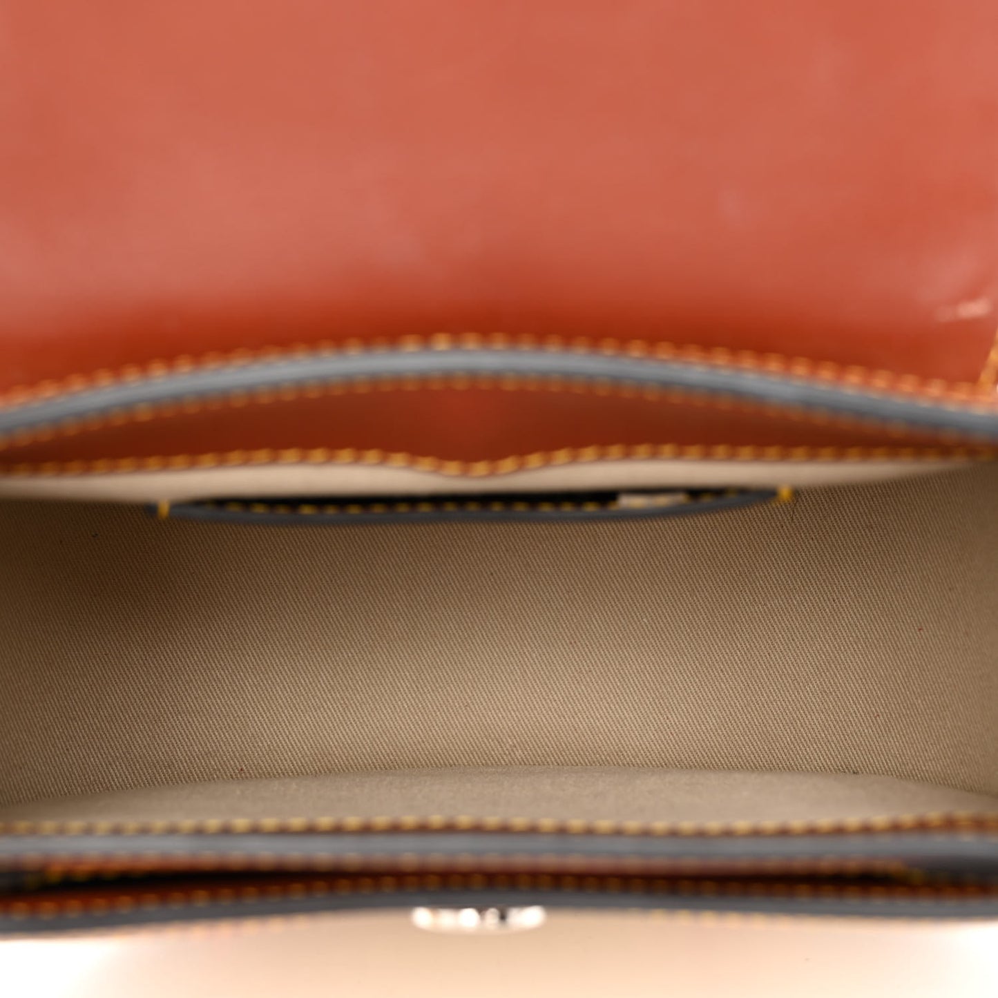Calfskin Raffia Embroidered Small Tess Bag Sepia Brown