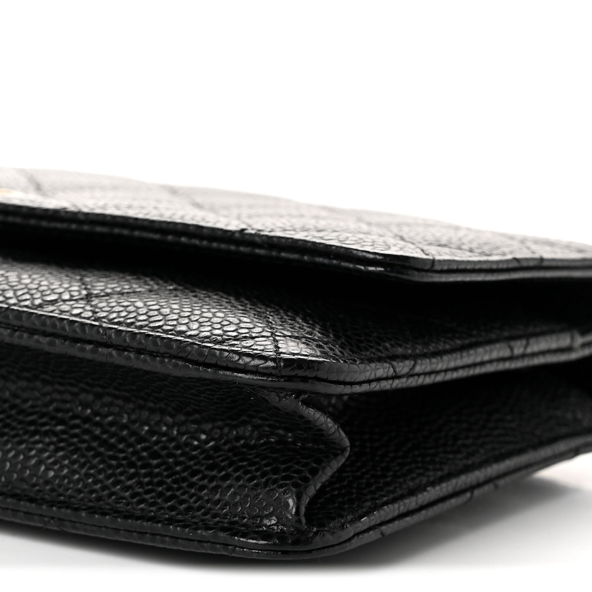 Chanel Caviar Quilted Wallet on Chain WOC Black 11 of 12
