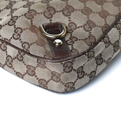Gucci Monogram Medium Abbey D Ring Hobo Brown 12 of 17