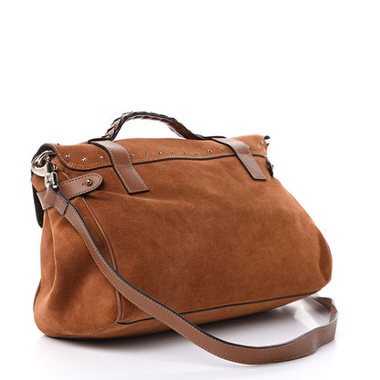 Mulberry Heavy Suede Alexa Tassel Satchel Oak 3 of 9