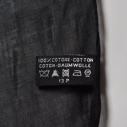 Chanel Cotton CC Scarf Black White 4 of 5