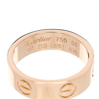 Cartier 18K Pink Gold 5.5mm LOVE Ring 50 5.25 4 of 4