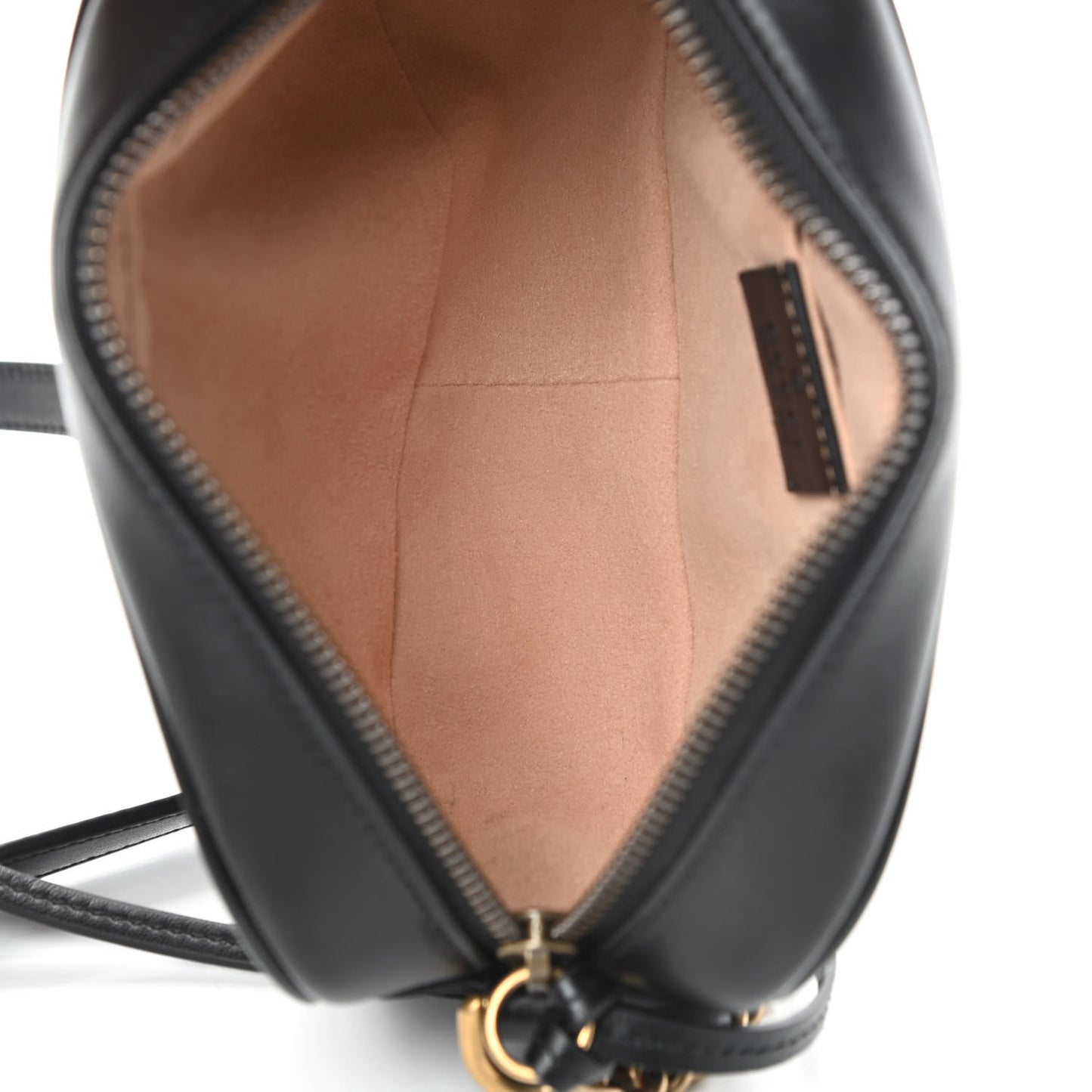 Calfskin Matelasse Mini GG Marmont Chain Shoulder Bag Black
