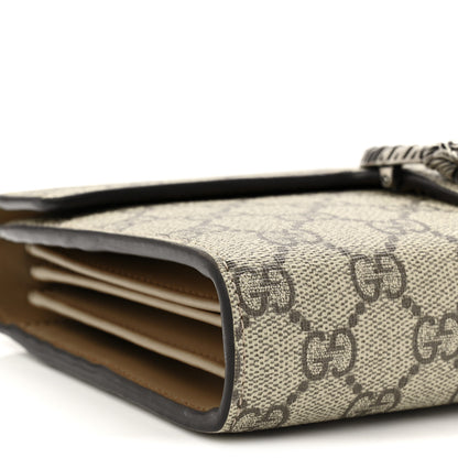 Gucci GG Supreme Monogram Mini Dionysus Chain Wallet Beige Taupe 9 of 10
