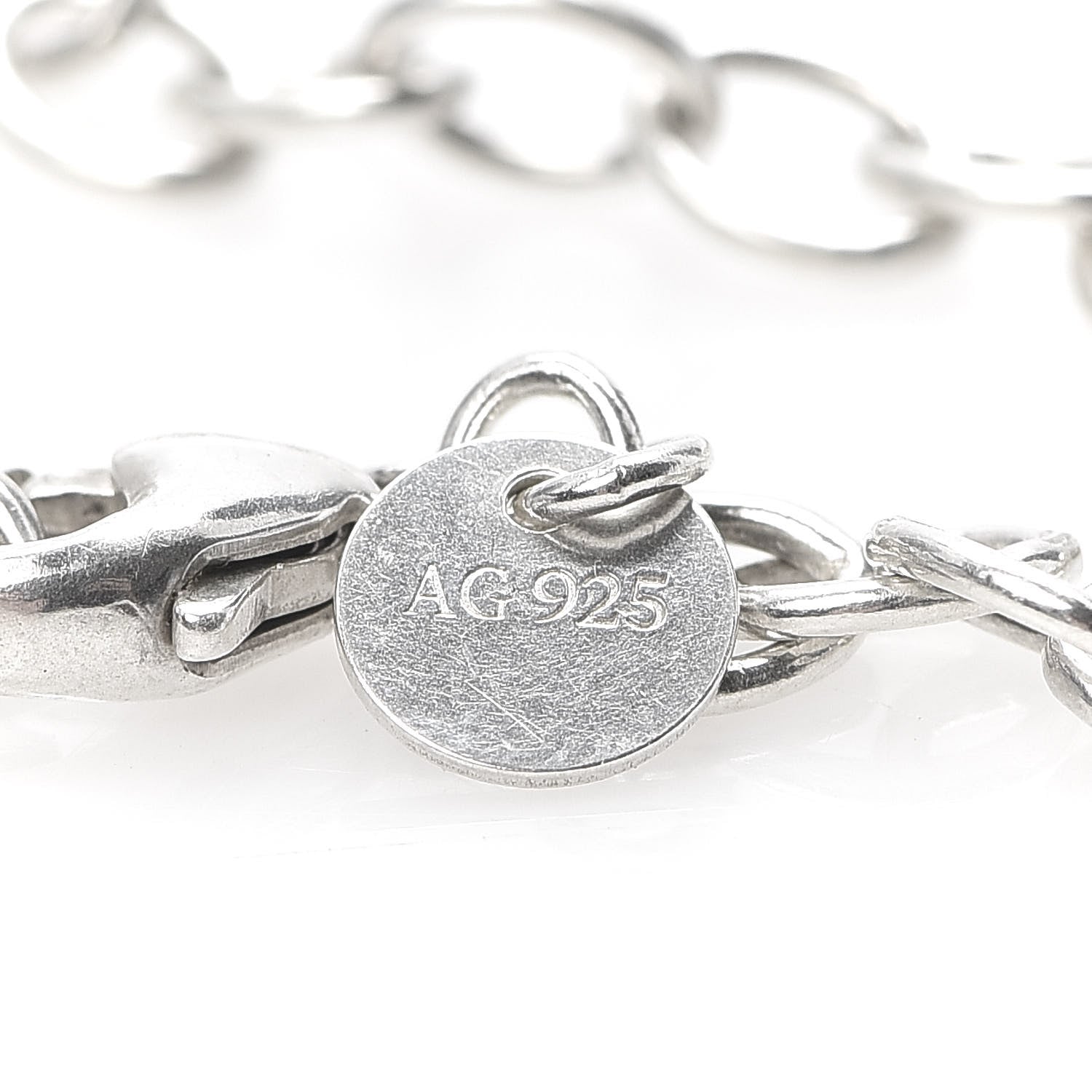 Tiffany Sterling Silver Infinity Chain Bracelet 4 of 5