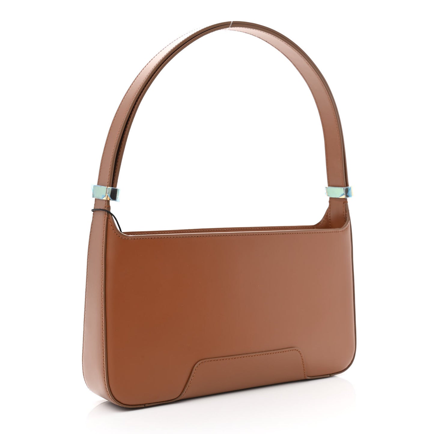 Smooth Calfskin TB Shoulder Bag Warm Tan
