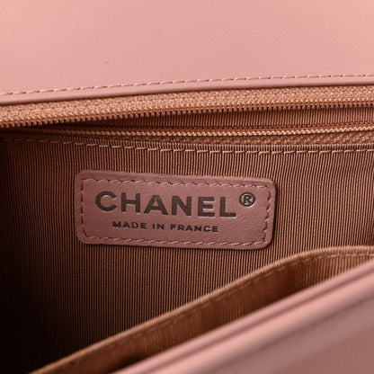 Chanel Calfskin Quilted Medium Boy Flap Light Pink 6 of 10