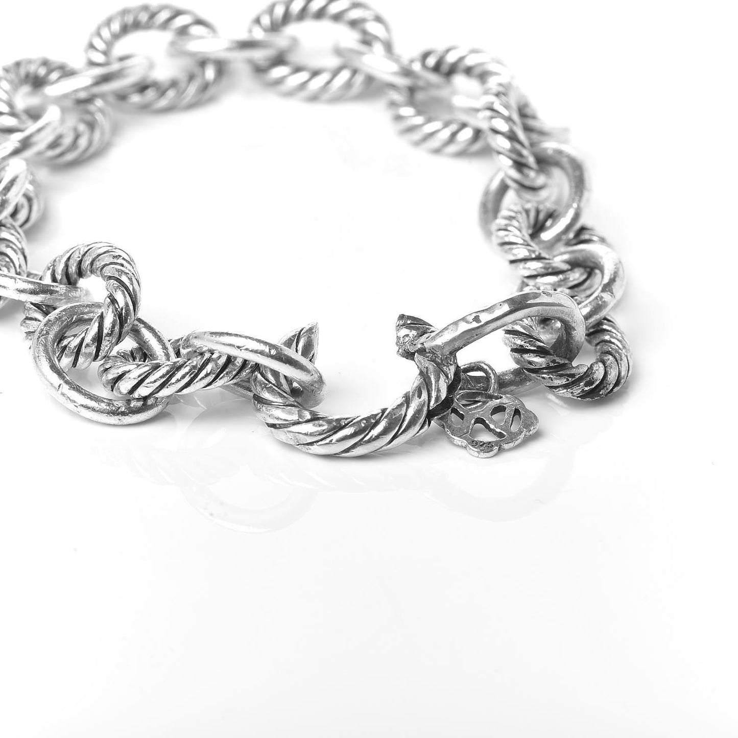 Sterling Silver 12mm Large Oval Link Bracelet
